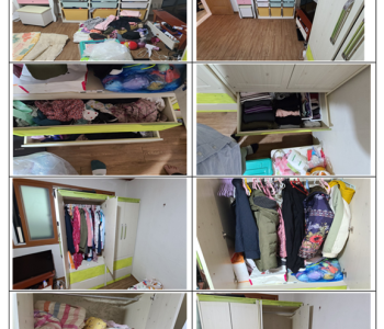 정리수납봉사단 6회기 활동 진행 이미지