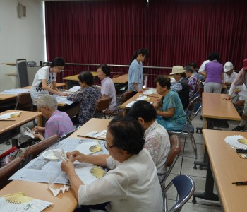 7월 재가어르신 자조모임 진달래 &#038;quot;나만의 부채 만들기&#038;quot; 이미지